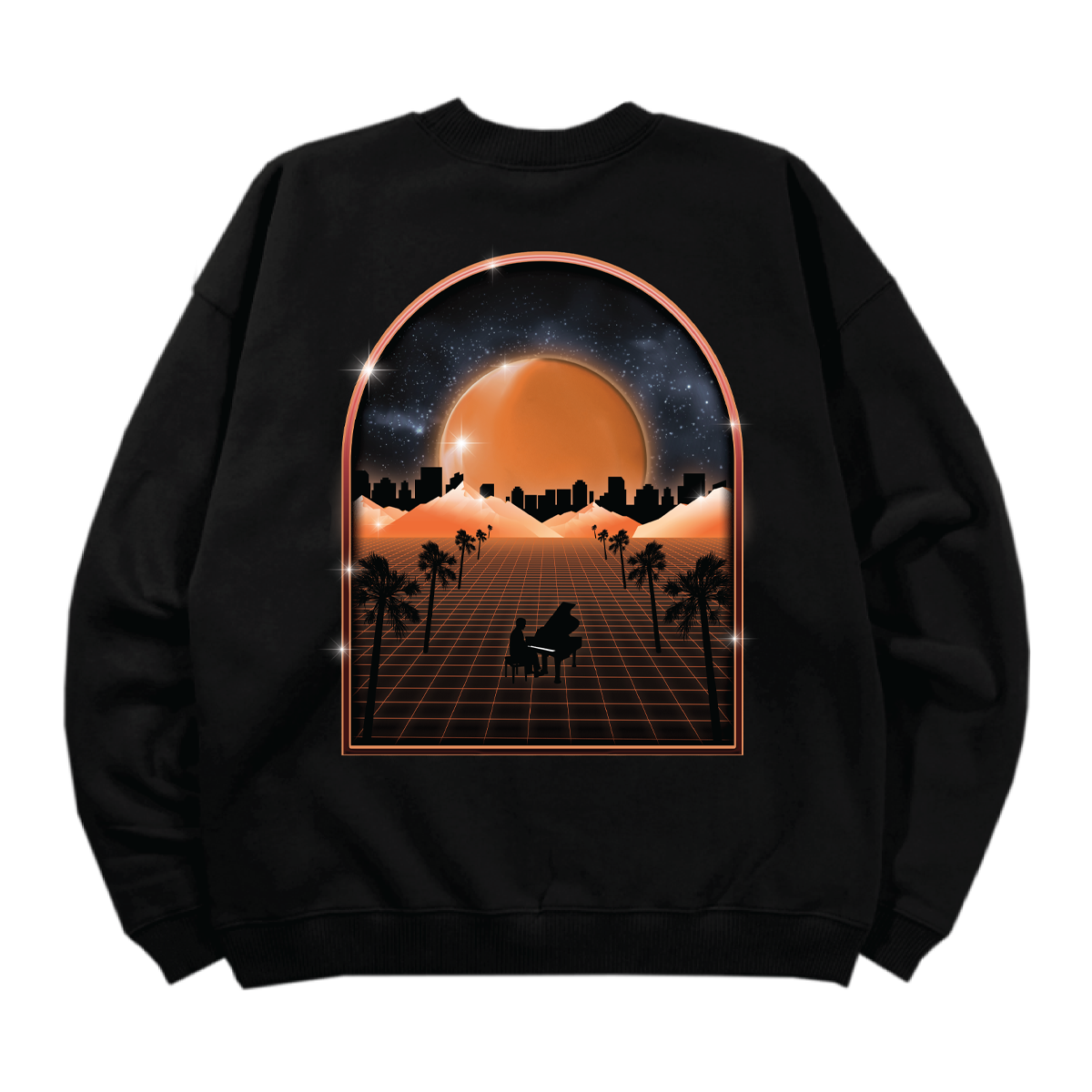 Stole The Show Crewneck – Black